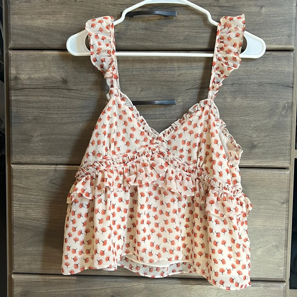 NWT Vici Floral Top - Picture 1 of 3